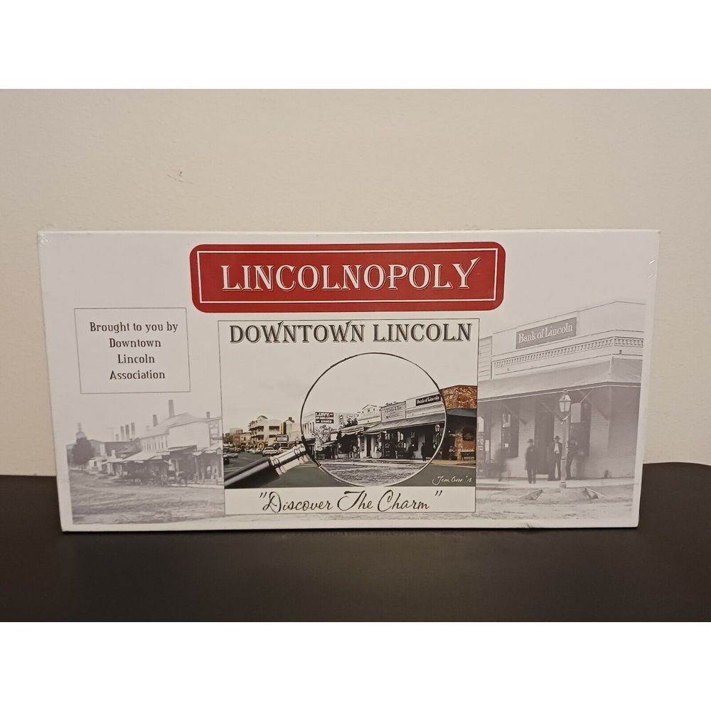 Lincolnopoly downtown Lincoln discover the charm‎ board game
